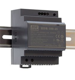 HDR-100-12N zdroj na DIN lištu 12V (nast.10,8-13,8V) DC 7,5A 90W