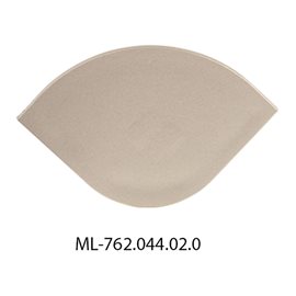 ML-762.044.02.0 Koncovka pro RL bez otvoru, stříbrná barva, 1 ks
