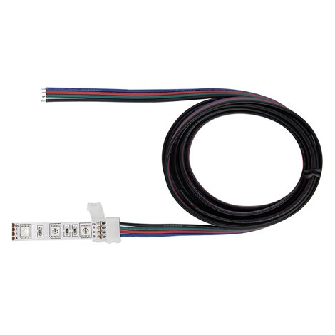 ML-112.004.21.5 Připojovací konektor RGB LED pásků šíře 10 mm, 4 piny, délka 2 metry, 20AW 2