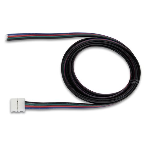 ML-112.004.21.5 Připojovací konektor RGB LED pásků šíře 10 mm, 4 piny, délka 2 metry, 20AW 1