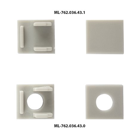 ML-761.036.43.2 Vestavný hliníkový profil AG pro sádrokarton, 53x14mm, vč. mléčného difuzo 3