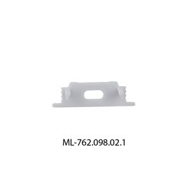 ML-762.098.02.1 Koncovka s otvorem pro VB, stříbrná barva, 1ks