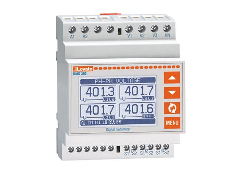 DMG300 instalační digitální multimetr s LCD displejem, EXP, OPTIC I/F