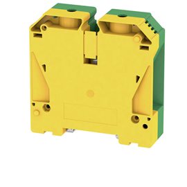 WPE 95N/120N PE svorka, Šroubové připojení, 95 mm2, 11400 A (95 mm2), zelená / žlutá