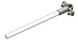 IZT-J 500 Izolační tyč pro jímací tyč - 500mm