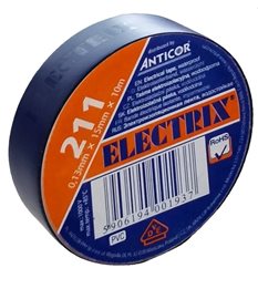 Izolační páska 211 PVC/15x10x0,13/tmavě modrá