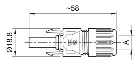 PV-KBT4/6II-UR MULTI-CONTACT MC4 1x6 Solární, fotovoltaický konektor samice 2