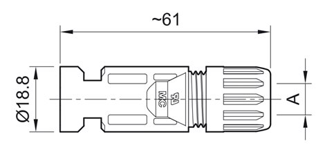 PV-KST4/6II-UR MULTI-CONTACT MC4 1x6 Solární, fotovoltaický konektor samec 2