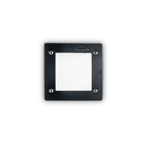LETI PT1 SQUARE venkovní zápustné svítidlo 1x GX53 LED 3W 350lm 4000K 11,5cm hranaté IP66, černé 1