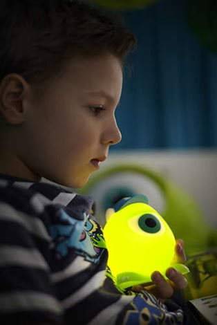 71705/33/16 Dětská noční přenosná nabíjecí LED lampička SoftPal MIKE 0,18W, zelená 11
