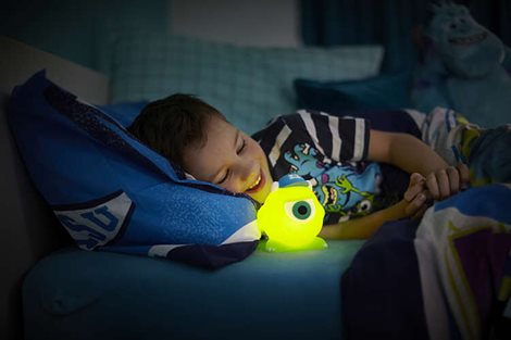 71705/33/16 Dětská noční přenosná nabíjecí LED lampička SoftPal MIKE 0,18W, zelená 12