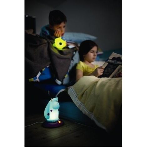 Dětská noční přenosná nabíjecí LED lampa SoftPal Mike 71705/33/16 + lampička 71711/01/16 15