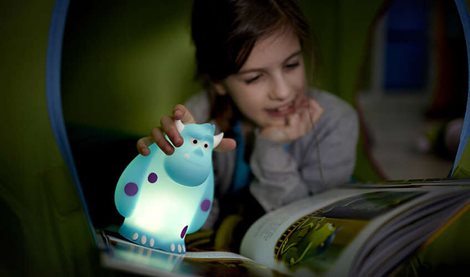 Dětská noční přenosná nabíjecí LED lampa SoftPal Sulley 71705/83/16 + lampička 71711/01/16 8