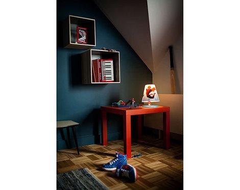 Dětská stolní LED lampička Philips 71764/40/16 3W Spider-Man, modrá 7