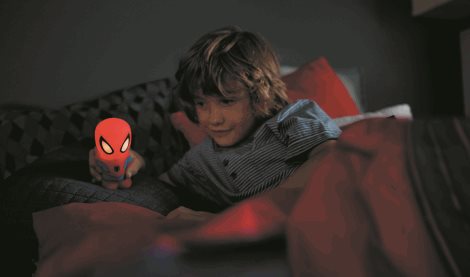 71768/40/16 Dětská přenosná LED lampička Philips Disney Spider-man 2x0,2W bez baterií 4