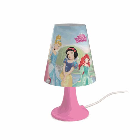71795/28/16 Dětská stolní LED lampička Philips Disney Princess 2,3W 220lm 2700K, růžová 1