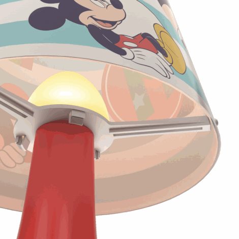 71795/30/16 Dětská stolní LED lampička Philips Disney Mickey Mouse 2,3W 220lm 2700K, červe 3