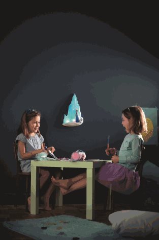 71942/08/P0 Dětská nástěnná LED lampička 3D Philips Disney Frozen 3x0,09W vč.baterií 3