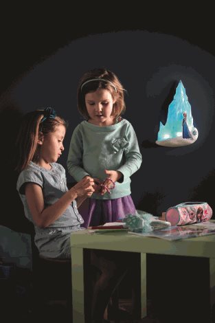 71942/08/P0 Dětská nástěnná LED lampička 3D Philips Disney Frozen 3x0,09W vč.baterií 7