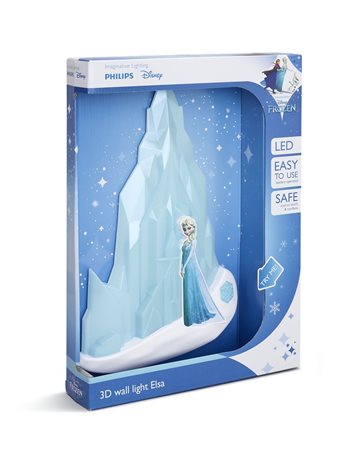 71942/08/P0 Dětská nástěnná LED lampička 3D Philips Disney Frozen 3x0,09W vč.baterií 8