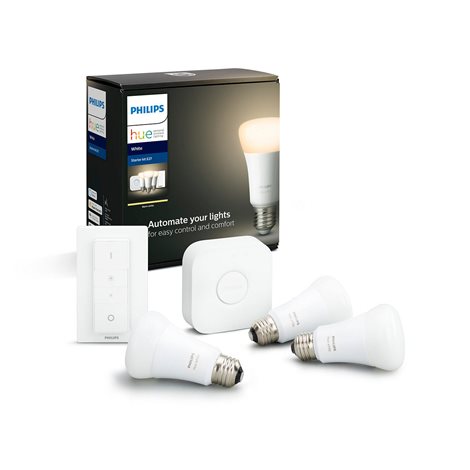 8718696785232 Hue Bluetooth set 3x LED žárovka White E27 9W 2700K + Bridge + Dimmer Switch 1