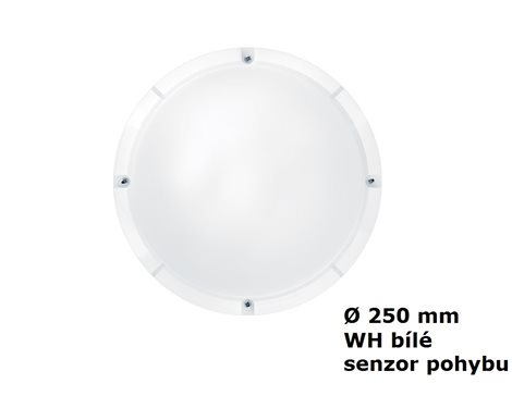 LARA LED 250 800 840 MWS WH LED svítidlo kruhové přisazené s IP65 bílé 10W 4000K 800lm 1