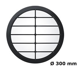 LARA GRILLE TRIM LARGE 300 BLK Rámeček černý 300mm s mřížkou