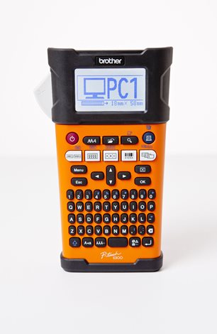 PT-E300VP tiskárna samolepících štítků, pro pásky TZe/Hse/Hge 18mm s kufrem 6