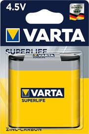 3R12 2012 baterie Varta plochá Superlife
