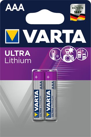 6103 baterie Varta Proffesional Lithium BL2 AAA
