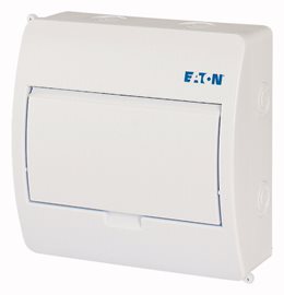 BC-O-1/8-TW-ECO Plast. rozvodnice na omítku, bílé dveře