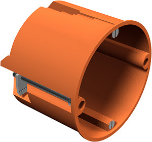 HV 60 Přístrojová/propojovací krabice do dutých stěn, oranžová, polypropylén 1