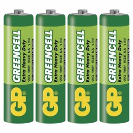 Baterie GP 15G 1,5V R6 tužková green