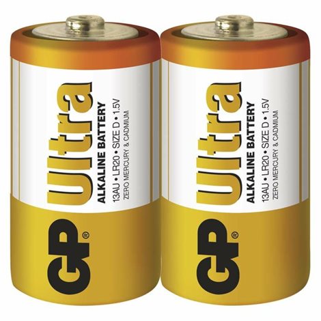 B1940 GP alkalická baterie ULTRA D (LR20) 2SH 4