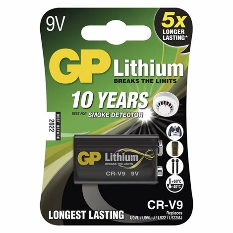 Baterie GP CR-V9 1