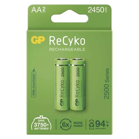 B2125 GP nabíjecí baterie ReCyko 2500 AA (HR6) 2PP 1