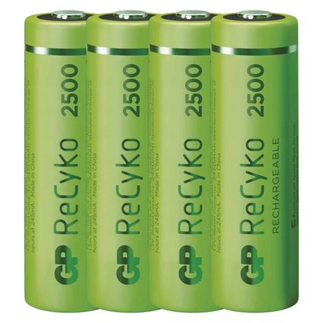 B21254 GP nabíjecí baterie ReCyko 2500 AA (HR6) 4PP 3