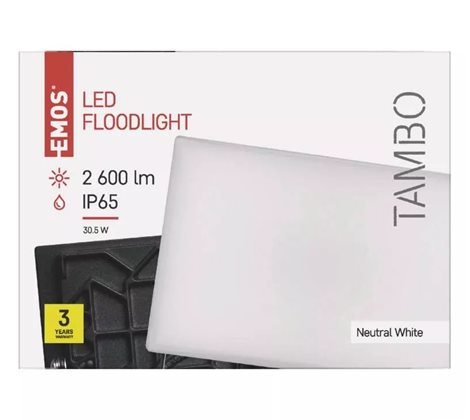 LED Reflektor TAMBO ZS2531 16,5x5,5x11,4cm 30W 2400lm 4000K IP65 7