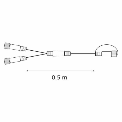 ZY1445 CONNECT S. DIVIDER 0.5M 3