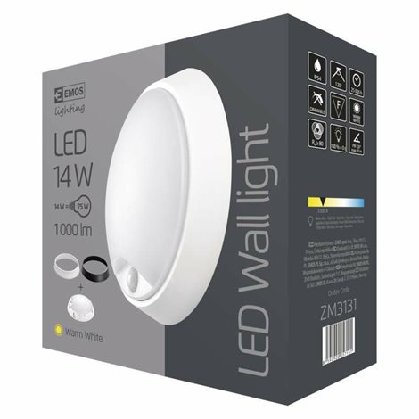 LED svítidlo přisazené WALL/CEILING ZM3131 kruh 21,5cm 14W 1000lm 3000K IP54 4