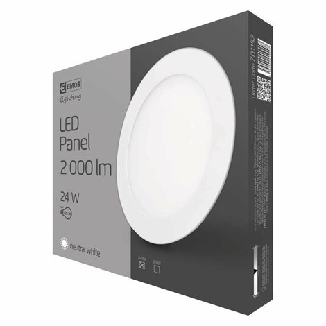 LED Panel vestavný ZD1152 kruh 30cm 24W 2000lm 4000K IP20 2