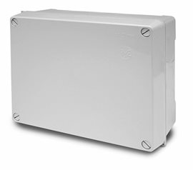 Krabice AcquaBOX 3075 IP55 320x250x135mm, plné víko, hladké boky