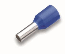 182206 Izolovaná dutinka Cu 2,5/8 mm, modrá (100 ks)