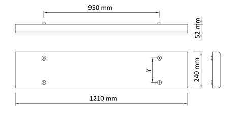 Přisazené LED svítidlo MODUS ESO4000 2xLED 1200mm opál 840 NONSELV 350mA, evrop.komponenty 7