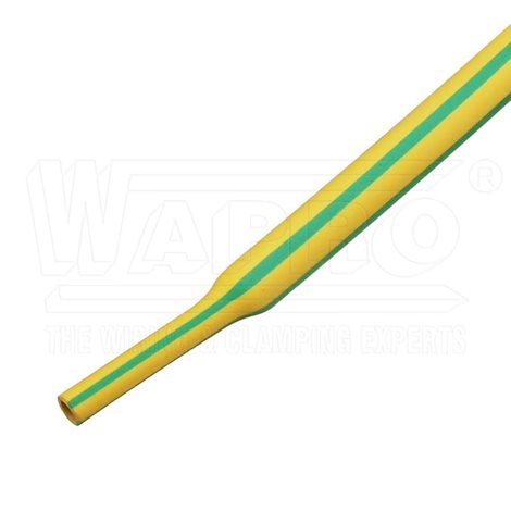 WST2-254-45-2 slabostěnná teplem smrštitelná trubice 2:1, 25,4/12,7 mm, zeleno/žlutá