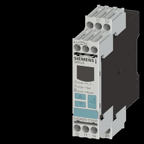 3UG4625-1CW30 DIGITAL MONITORING RELAY FOR FAULT CURRENT MONITORING 1