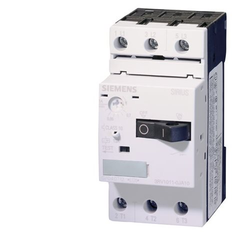 3RV1011-0JA10 CIRCUIT-BREAKER SIZE S00, FOR MOTOR PROTECTION, CLASS 10, A-REL. 0.7...1A, N 2