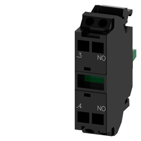 3SU1400-1AA10-3BA0 CONTACT MODULE WITH 1 CONTACT ELEMENT, 1NO, SPRING-TYPE TERMINAL 1
