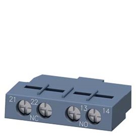 3RV2901-1E TRANSVERSE AUX. SWITCH, 1NO+1NC, SCREW CONNECTION, FOR CIRCUIT-BREAKERS, SZ S00