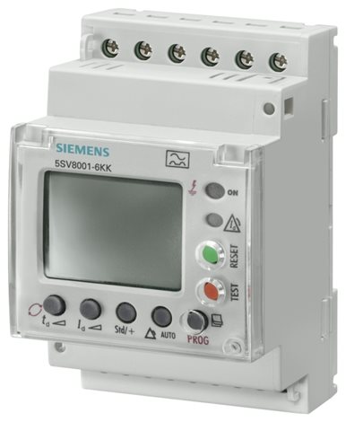5SV8001-6KK Monitorovací relé reziduálního proudu